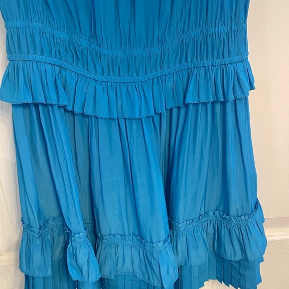 Ramy Brook Women's Smocked & Tiered Dress - Blue Wave - Size XS new without tag - Picture 6 of 6